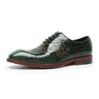 Fonleader Oxford – Chaussures Homme en Cuir Véritable Gravé