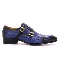 DANIEL WAFER – Men's Monk Strap Genuine Leather Shoes