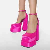 Sandales Femme à Talons Fins 8 cm+ – Design Slip-On Velours Élégant | AHMED ABDI 9116-1