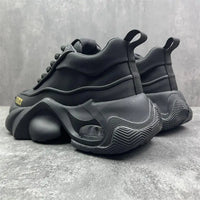 COZOK, Baskets pour hommes style designer 2025 – Sneakers à semelle épaisse confortables, mode décontractée automne/hiver, chaussures de sport tendance