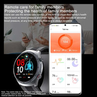 RNABAU AirCare Pro™ – 2025 Health Smartwatch with Real Blood Pressure Measurement