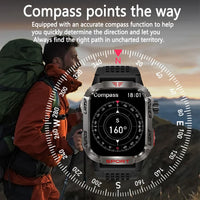 ChiBear Smartwatch Outdoor 2.01'' – Power & Adventure on the Wrist