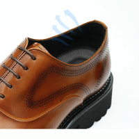 "Oxford Classico – Chaussures Homme en Cuir Véritable 4 cm Élégance Britannique"