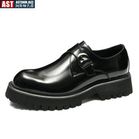 Oxford Homme de Luxe en Cuir Verni Italien – Chaussures Élevées à la Main, Élégantes & Confortables pour Mariage et Affaires"