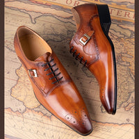 YAOLIDA Prestige Oxford – Chaussures Homme Cuir Véritable Mariage; Business