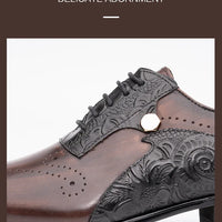 ASIMAYA Brogue Luxe – Chaussures Homme en Cuir Véritable