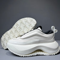EuroLift – Sneakers Homme Cuir et Semelle Épaissie
