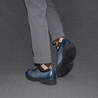 Chaussures Oxford Homme Élégantes en Cuir Véritable – Talon Réhaussant, Bout Rond, Style Bureau et Casual