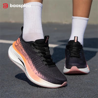 Baasploa W3100 H1072 – Chaussures de running unisexes respirantes pour semi-marathon