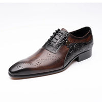 ASIMAYA Brogue Luxe – Chaussures Homme en Cuir Véritable