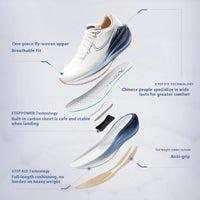 Xtep Marathon Pro – Chaussures de course homme respirantes à amorti dynamique