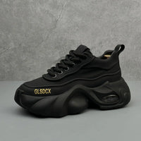 COZOK, Baskets pour hommes style designer 2025 – Sneakers à semelle épaisse confortables, mode décontractée automne/hiver, chaussures de sport tendance