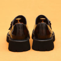 Men's Oxford & Derby - British Genuine Leather Shoes, Thick Sole, Elegant Business & Casual