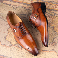 YAOLIDA Prestige Oxford – Chaussures Homme Cuir Véritable Mariage; Business