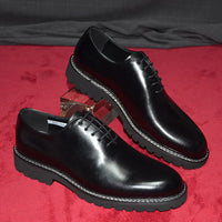 Oxford Homme Élégant – Sneakers en Cuir Véritable Noir, Haute Qualité pour Bureau, Affaires et Occasions Sociales