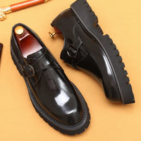 Oxford Homme de Luxe en Cuir Verni Italien – Chaussures Élevées à la Main, Élégantes & Confortables pour Mariage et Affaires"