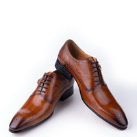 YAOLIDA Prestige Oxford – Chaussures Homme Cuir Véritable Mariage; Business