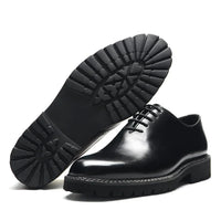 Oxford Homme Élégant – Sneakers en Cuir Véritable Noir, Haute Qualité pour Bureau, Affaires et Occasions Sociales