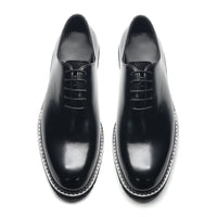 Oxford Homme Élégant – Sneakers en Cuir Véritable Noir, Haute Qualité pour Bureau, Affaires et Occasions Sociales