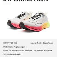 Xtep Women Running Shoes 2000km 3.0 2025 Xtep ForMotion Pro – Chaussures de course femme stables et respirantes pour sol dur