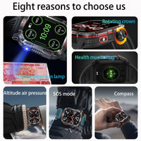 ChiBear Smartwatch Outdoor 2.01'' – Power & Adventure on the Wrist