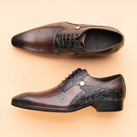 ASIMAYA Brogue Luxe – Chaussures Homme en Cuir Véritable