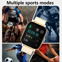 Montre connectée unisexe – Appels sans fil, notifications d’applications multiples, smartwatch sportive compatible iPhone et Android