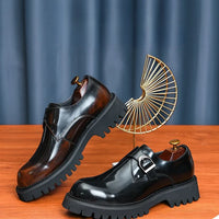 Oxford Homme de Luxe en Cuir Verni Italien – Chaussures Élevées à la Main, Élégantes & Confortables pour Mariage et Affaires"