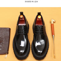 ASTON M. JAZZ – Chaussures Oxford Homme en Cuir Véritable, Italienne