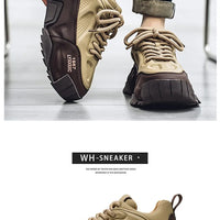 Sneakers Homme Designer – Confort & Hauteur Boostée