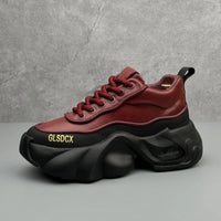 COZOK, Baskets pour hommes style designer 2025 – Sneakers à semelle épaisse confortables, mode décontractée automne/hiver, chaussures de sport tendance