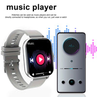 Montre connectée unisexe – Appels sans fil, notifications d’applications multiples, smartwatch sportive compatible iPhone et Android