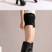 Bottes Femme Grande Taille à Talon Épais et Plateforme – FANAN AYY-A8-13 | Bottes Genou Élégantes & Sexy Automne