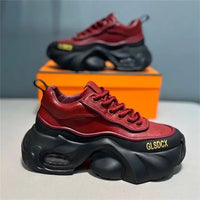 COZOK, Baskets pour hommes style designer 2025 – Sneakers à semelle épaisse confortables, mode décontractée automne/hiver, chaussures de sport tendance