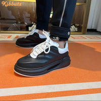 Baskets homme 2025 – Mesh et cuir, lacets, style casual