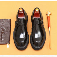 Oxford Homme de Luxe en Cuir Verni Italien – Chaussures Élevées à la Main, Élégantes & Confortables pour Mariage et Affaires"