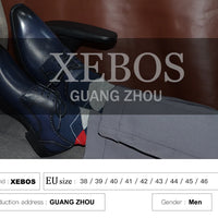 Chaussures Oxford Homme Élégantes en Cuir Véritable – Talon Réhaussant, Bout Rond, Style Bureau et Casual