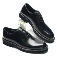 Oxford Homme Élégant – Sneakers en Cuir Véritable Noir, Haute Qualité pour Bureau, Affaires et Occasions Sociales