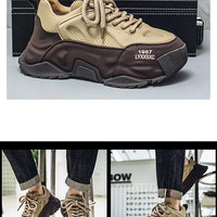 Sneakers Homme Designer – Confort & Hauteur Boostée