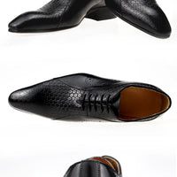 YOUYAZHUBU, Chaussures Homme en Cuir Véritable – Oxford Élégantes et Respirantes pour Bureau, Mariage et Occasions Formelles