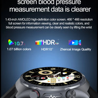 RNABAU AirCare Pro™ – 2025 Health Smartwatch with Real Blood Pressure Measurement