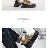 Sneakers Homme Designer – Confort & Hauteur Boostée
