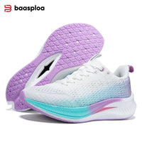 Baasploa W3100 H1072 – Chaussures de running unisexes respirantes pour semi-marathon