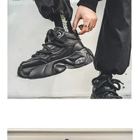 Baskets homme style designer – Sneakers à semelle épaisse confortables, mode décontractée automne/hiver