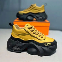 COZOK, Baskets pour hommes style designer 2025 – Sneakers à semelle épaisse confortables, mode décontractée automne/hiver, chaussures de sport tendance