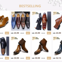 DANIEL WAFER – Men's Monk Strap Genuine Leather Shoes