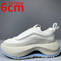 EuroLift – Sneakers Homme Cuir et Semelle Épaissie