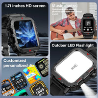 LAXASFIT™ 5610 – Smartwatch Sport; Santé | Écran HD 1.71’’