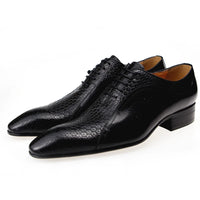 YOUYAZHUBU, Chaussures Homme en Cuir Véritable – Oxford Élégantes et Respirantes pour Bureau, Mariage et Occasions Formelles