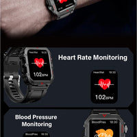 LAXASFIT™ 5610 – Smartwatch Sport; Santé | Écran HD 1.71’’